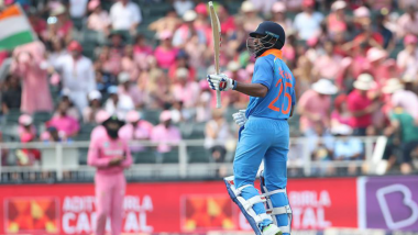 India vs South Africa 4th ODI Live Cricket Update: Lightning & Rains Stop Play After Shikhar Dhawan's Hundred