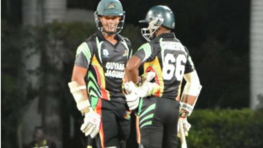 Shivnarine Chandrapual's Shot Runs Out Son While Batting in a Match for Guyana, Team Loses Match