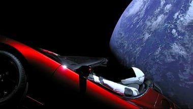 Check Stunning Photographs of Elon Musk's Red Tesla Roadster Launched in Space on SpaceX’s Falcon Heavy