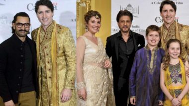 Justin Trudeau India Visit: Shah Rukh Khan, Aamir Khan, Farhan Akhtar and Others Grab the Opportunity to Meet the Canadian PM