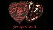 Valentine's Day Gift: Vegan Treats Selling Black Heart-Shaped Chocolate Box 'Fatally Yours' This Valentine