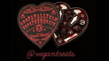 Valentine's Day Gift: Vegan Treats Selling Black Heart-Shaped Chocolate Box 'Fatally Yours' This Valentine