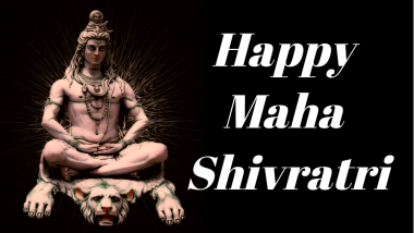 Maha Shivaratri 2018 Wishes: Best WhatsApp Messages, Facebook Quotes, GIF Images of Lord Shiva & SMSes to Send Happy Mahashivratri Greetings!