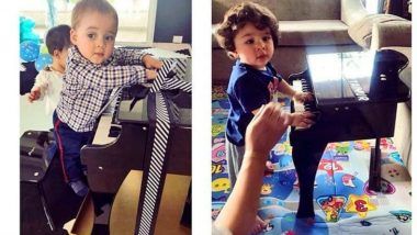 Taimur Ali Khan and Yash Johar's Cute Picture With a Piano Makes Karan Johar Call Them 'Future Musicians'