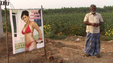 Priyanka Chopra Chut Ki Priyanka Chopra Chut - What Do you Use Sunny Leone Pics For? This Farmer in Andhra Pradesh Uses  Actress' Poster as Scarecrow | ðŸ‘ LatestLY