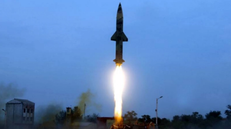 DRDO Test Fires Long Range Surface to Air Missile LR-SAM From INS Chennai Off Coast of Odisha