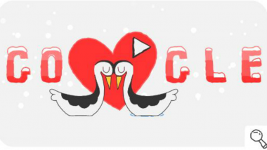 On Valentine's Day 2018 Google Comes With 'Birds of a Feather Skate Together' Doodle to Maintain Winter Olympics Theme
