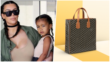 Kim Kardashian West's Four-year-old Daughter North West Owns Personalized Goyard Handbag Worth 1,095 Pounds!