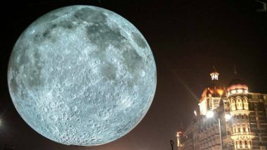 Super Moon Comes to Mumbai: Giant Moon Replica at the Gateway of India Mesmerized Mumbaikars