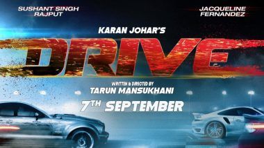 Drive: Buckle Up! Sushant Singh Rajput and Jacqueline Fernandez's Thriller to Arrive on September 7