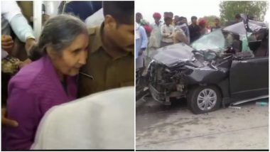 PM Narendra Modi's Wife Jashodaben Injured in Car Accident in Rajasthan