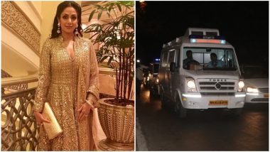 Sridevi's Mortal Remains Brought Back Home; Funeral to Happen at 3.30 pm