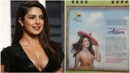 Priyanka Chopra's Assam Calender Photoshoot Sparks Political Outrage Over Her 'Immodest' Attire