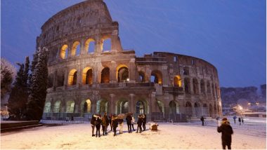 Rome Witnesses Rare Snowfall in 6 Years: Beautiful Pictures of the City Blanketed in Snow