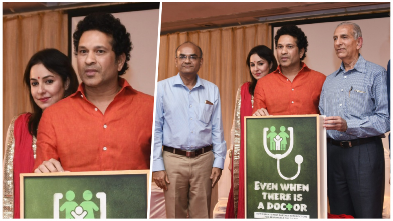 Sachin and Anjali Tendulkar Launch Book On Child Health Care