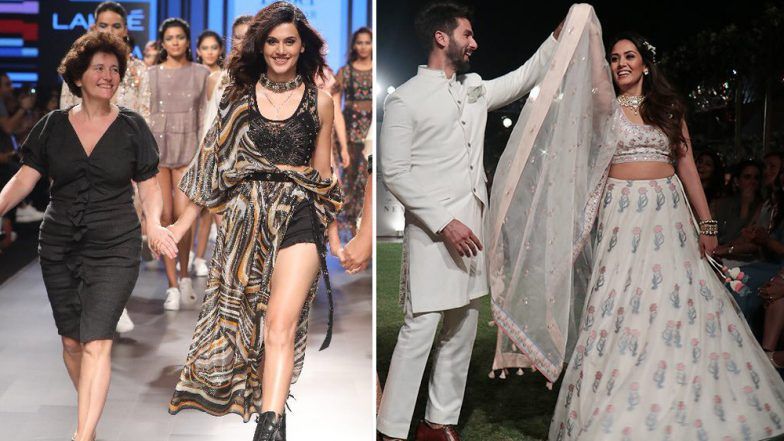 Lakme Fashion Week 2018 Day 1: Shahid Kapoor-Mira Rajput, Taapsee Pannu and Other B-town Celebs Steal the Show