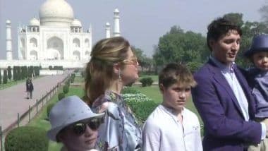 Canadian PM Justin Trudeau Visits Taj Mahal, the First-Stop of His 8-Day India Tour