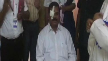 Telangana Legislative Council Ruckus: Chairman K. Swamy Goud’s Eye Hurt After Congress Members Hurl Mike