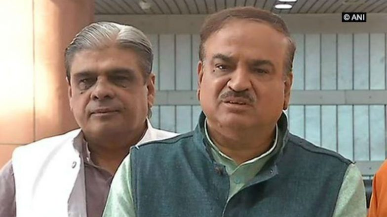BJP-NDA MPs to Forfeit 23-Day Salary as Parliament Failed to Function: Union Minister Ananth Kumar