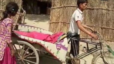 Uttar Pradesh: Children Forced to Carry Father's Corpse on Cart