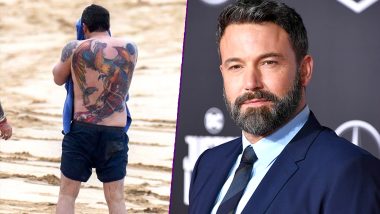 Ben Affleck’s Back Tattoo Which was Claimed to Be FAKE is REAL? Twitter Trolls the Actor for Phoenix Tattoo Pic!