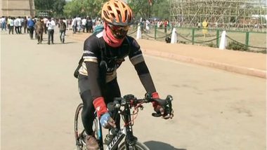 Constable Sets Off On Cycle Ride From India Gate to Restore Peace in Bastar Community