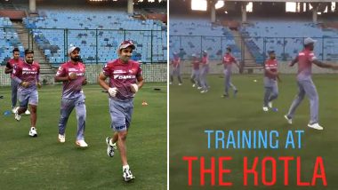 Team Delhi Daredevils Hopes to Turn Fortunes in IPL 2018; Sweats it out During the Practice Session