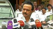 Tamil Nadu CM MK Stalin Orders to Book Hoarders of Remdesivir and Oxygen Cylinders Under Goondas Act