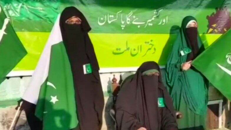 Separatist leader Asiya Andrabi celebrates Pakistan National Day