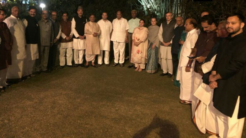 Sonia Gandhi Hosts Dinner For Opposition Parties: See Pictures of All Leaders Attending The Grand Party