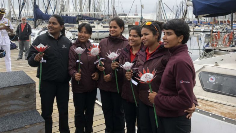 Image result for indian navy women's crew will come goa sa tomorrow
