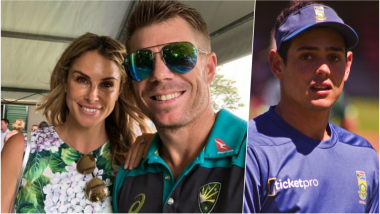 David Warner Hits Out at 'Vile, Disgusting' Remark About Wife by Quinton de Kock