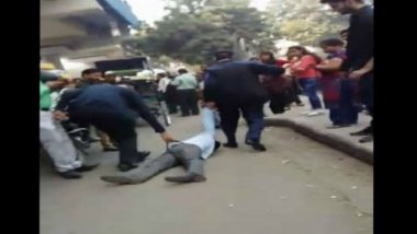 Viral Video Shows Two Delhi Traffic Cops Thrashing Man