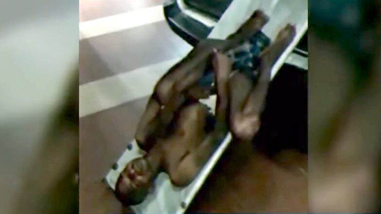 Case against driver for laying patient upside down