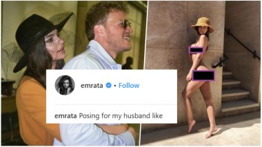Emily Ratajkowski Goes Completely Naked for Hubby Sebastian Bear-McClard! Sexy Supermodel's Hot Honeymoon Pictures Are Setting Instagram on Fire