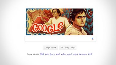 Farooq Sheikh 70th Birth Anniversary: Google Doodle Wishes Finest Indian Actor With a Charismatic 'Farouque Shaikh' Poster