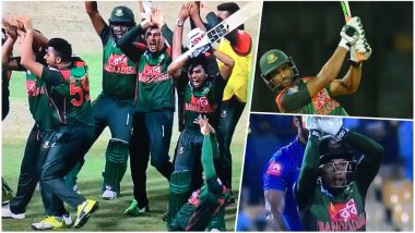 Bangladesh beat Sri Lanka to Reach Finals of Nidahas Trophy: Watch Last Minute Video of Tension and Nagin Dance Celebrations by Bangladesh Players