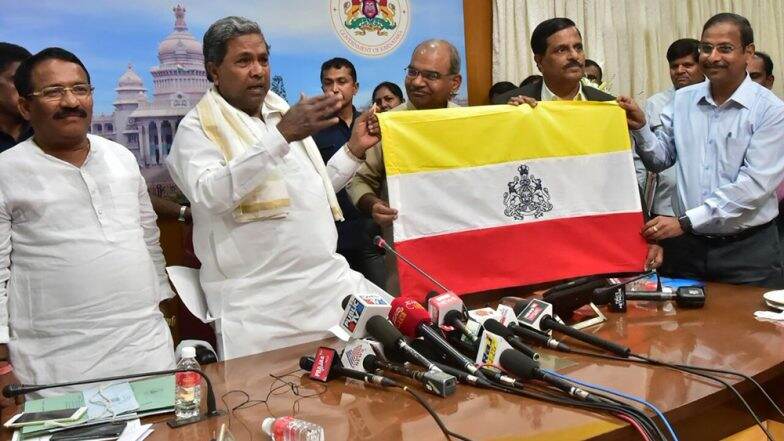 Karnataka Flag Issue on Hold as Election Code of Conduct Comes Into Force in Poll-Bound State, Says MHA