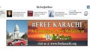 'FreeKarachi' Campaign Ads Appear on Leading US Newspaper- The New York Times