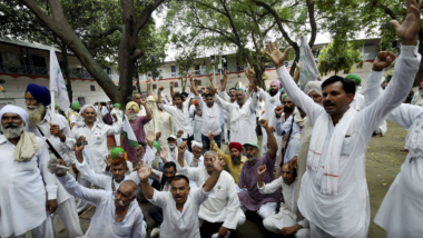 Gujarat: On Sardar Vallabhbhai Patel Birth Anniversary Today, Farmers Gather in Junagadh to Demand Farm Loans Waiver