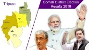 Tripura - Gomati District Election Results 2018: Who is Winning From Amarpur, Ampinagar, Matarbari, Radhakishorpur & Other Assembly Seats?