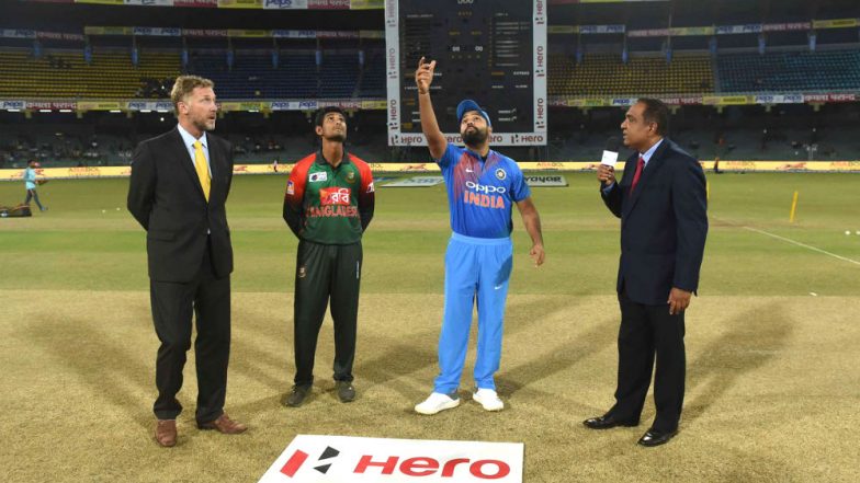India vs Bangladesh 5th T20I 2018 Toss Report & Playing XI: Mahmudullah Wins Toss, Elects to Bowl First