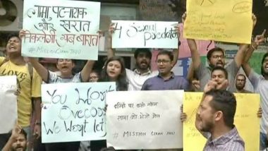 JNU Students Protest Against 2 Professors Alleging Sexual Harassment: Police Uses Water Cannon