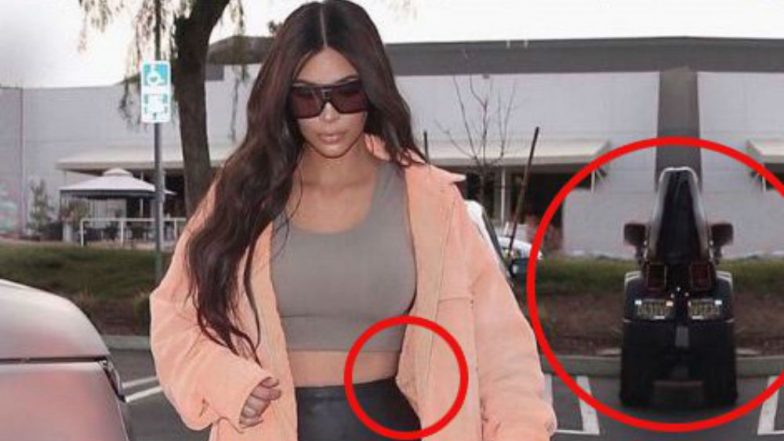 Kim Kardashian Caught! Style Queen's Photoshopped Picture With a Squashed Car Gets Trolled on Social Media