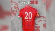 Kings XI Punjab New Jersey Unveiled for VIVO IPL 2018