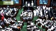 No-Confidence Motion Debate in Lower House: BJP Gets 3 Hours, 33 Minutes to Speak in Lok Sabha, Congress 38 Mins; Check The Time Allotted to All Parties