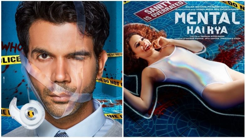 Mental Hai Kya New Posters: Kangana Ranaut and Rajkummar Rao’s Psychotic Avatar Will Puzzle You