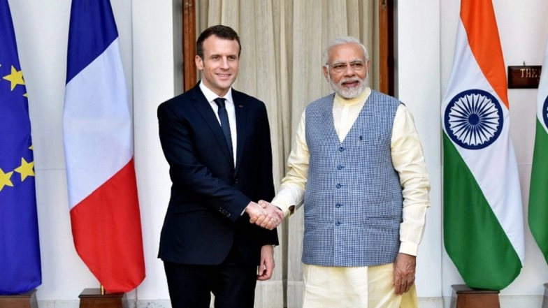 'Welcome Investments in Defence Under Make in India From France', Says PM Modi in Joint Briefing With Emmanuel Macron