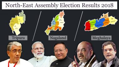 Northeast Assembly Election Results 2018 Live News Updates: Biplab Kumar Deb & Neiphiu Rio Likely to be The Chief Ministers of Tripura & Nagaland Respectively