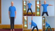 PM Narendra Modi&rsquo;s 3D Doppelganger Does Yoga: Read The Health Benefits of Trikonasana